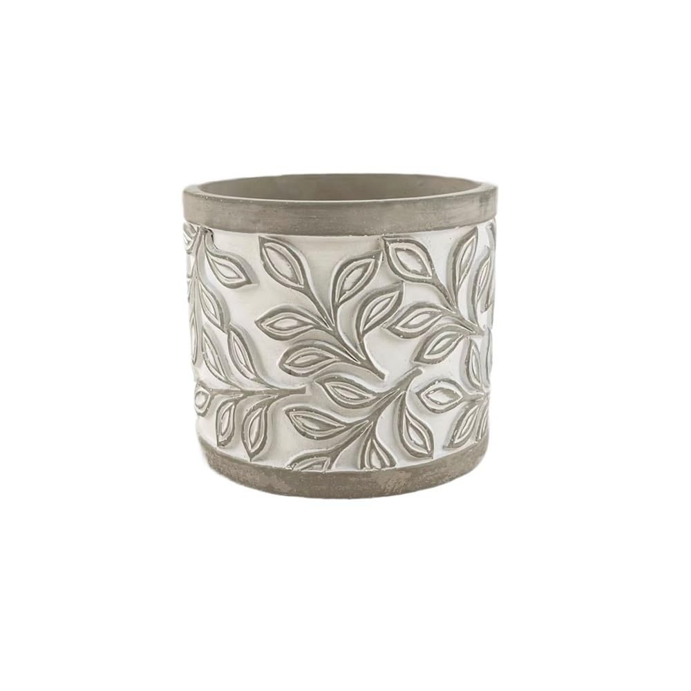 Xbgfdysd One Color Vintage Plant Pot Indoor With Drainage Hole For Succulent Rosemary Plant Vase For Office Balcony Pots For Plants
