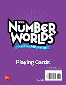 Hardcover Number Worlds Levels G-J Playing Cards Book