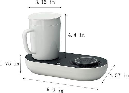 Miniatura 6 de Calentador de taza de café, enfriador de bebidas con cargador inalámbrico, calentamiento inteligente de tazas, enfriamiento de bebidas y carga