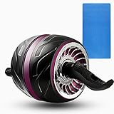 Bauchtrainer Automatische Rebound Fitness Bauch Bauch Runde Bauch Fitnessgeräte Männer und Frauen Startseite Sport Mute Roller (Color : B)