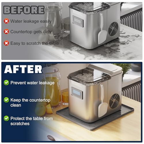 Tapete protector de silicona para máquina de hielo 12 x 10 pulg. miniatura 7