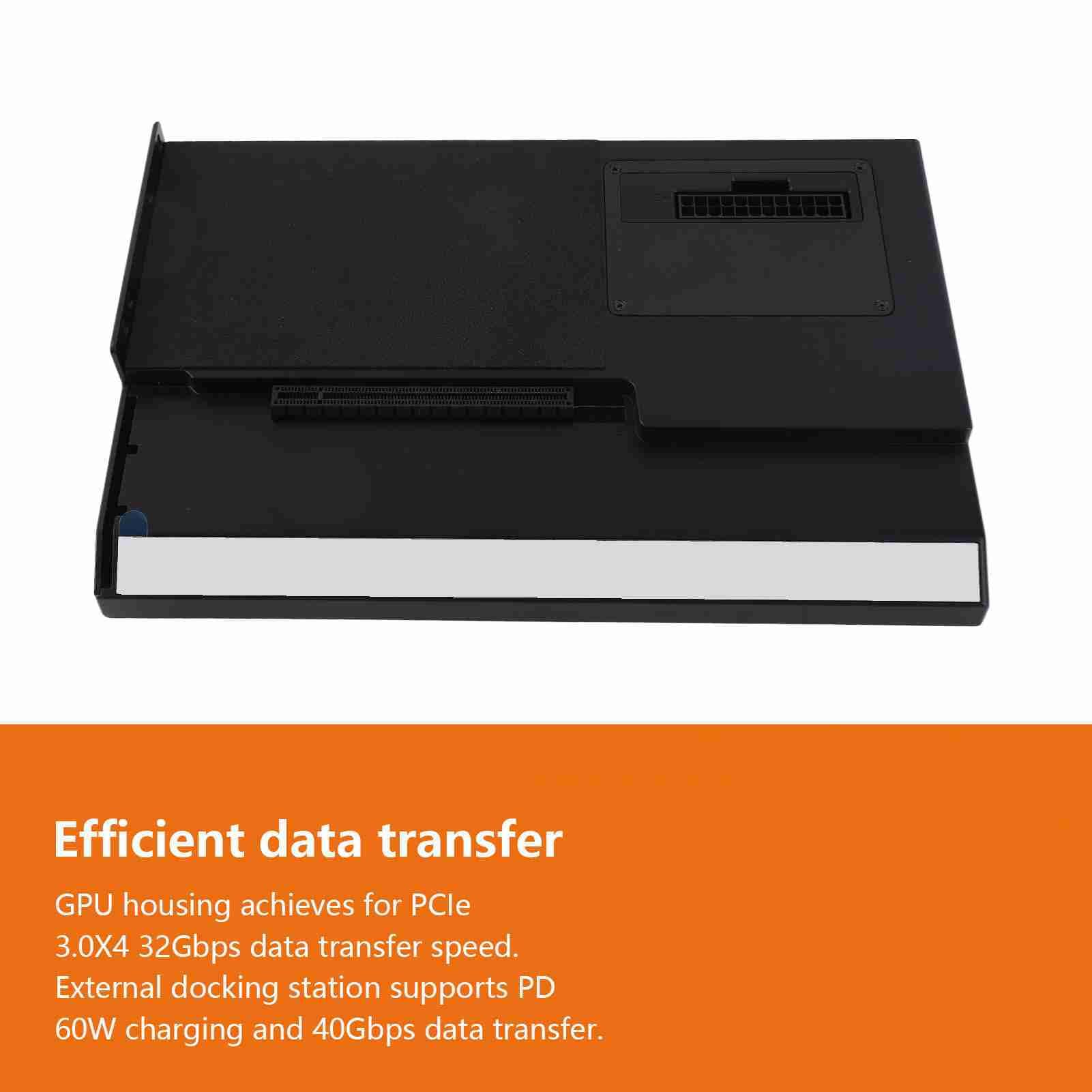 Hidyliu Dock Station GPU Esterna con Trasferimento Dati Efficiente e Prestazioni Migliorate per Console di Gioco Portatili 253x162x41mm