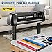 VEVOR Vinyl Cutter, 34inch Vinyl Cutter Plotter with Stand, Adjustable Speed Force for Sign Making Vinyl Plotter, SignMaster Software Vinyl Tape Tools Vinyl Printer Available with COM/USB/Bluetooth