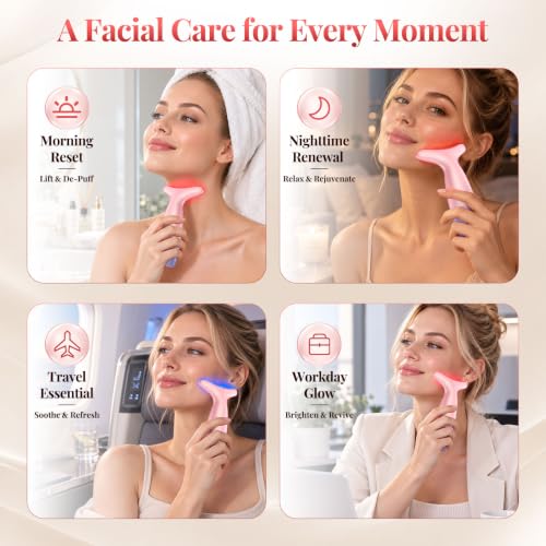 Lanieney 4-in-1 Red Light Face & Neck Massager - 39.99 w/ Code + 33% Off Code VD89QRDC - image 6