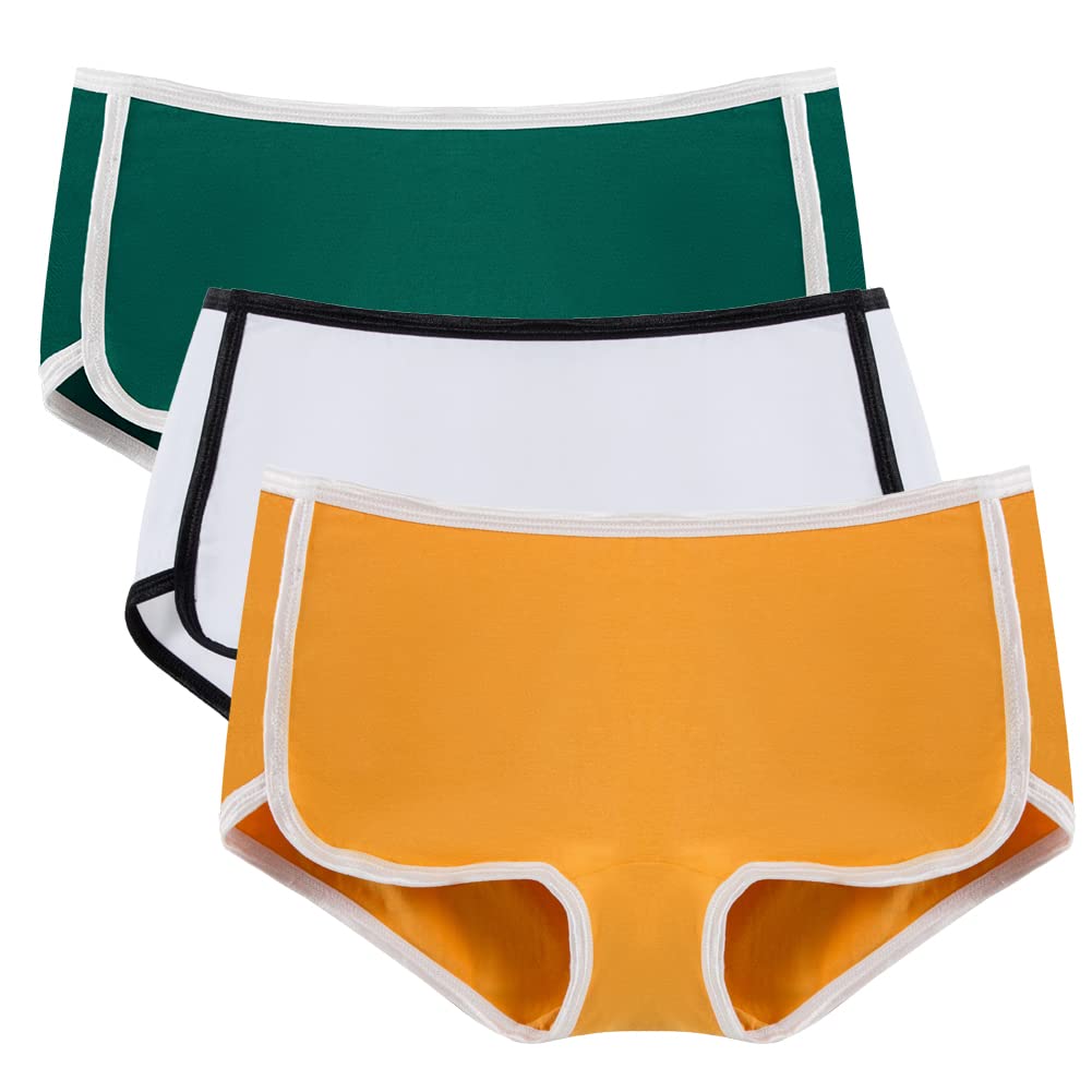 Mordlanka Women Boyshorts Underwear Cotton Panties Stretch Boxer Brief…
