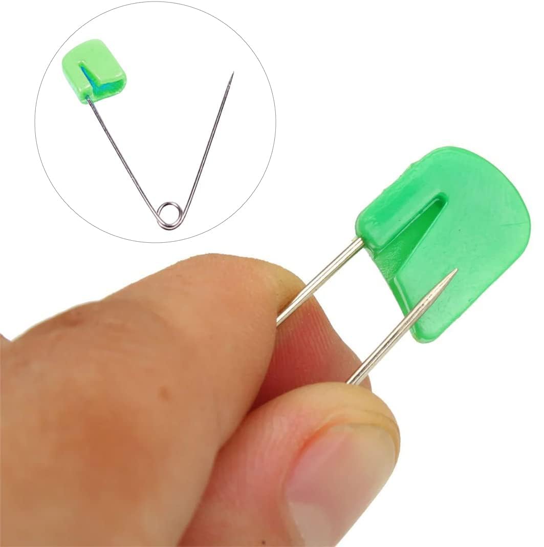 50 PCS Épingle à Nourrice, 40mm Épingle à Nourrice Sécurisée, Épingles de Sûreté, Épingle à Nourrice Sûreté, Convient pour Les Lingettes de Salive, Les Couches et Les Vêtements, Multicolore