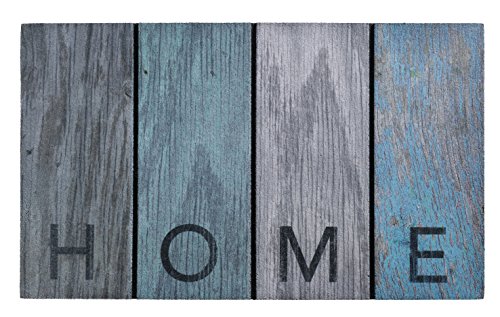 HMT 318022 Eco-Master, Welcome Home Fußmatte, Kautschuk, Mehrfarbig, 45 x 75 cm