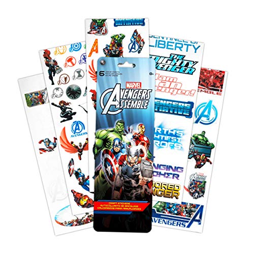 Marvel Avengers Backpack For Boys Girls Kids - 2 Pc Bundle With 16" Marvel Comics Avengers School Backpack Bag And Stickers (Avengers School Supplies) #TOP2