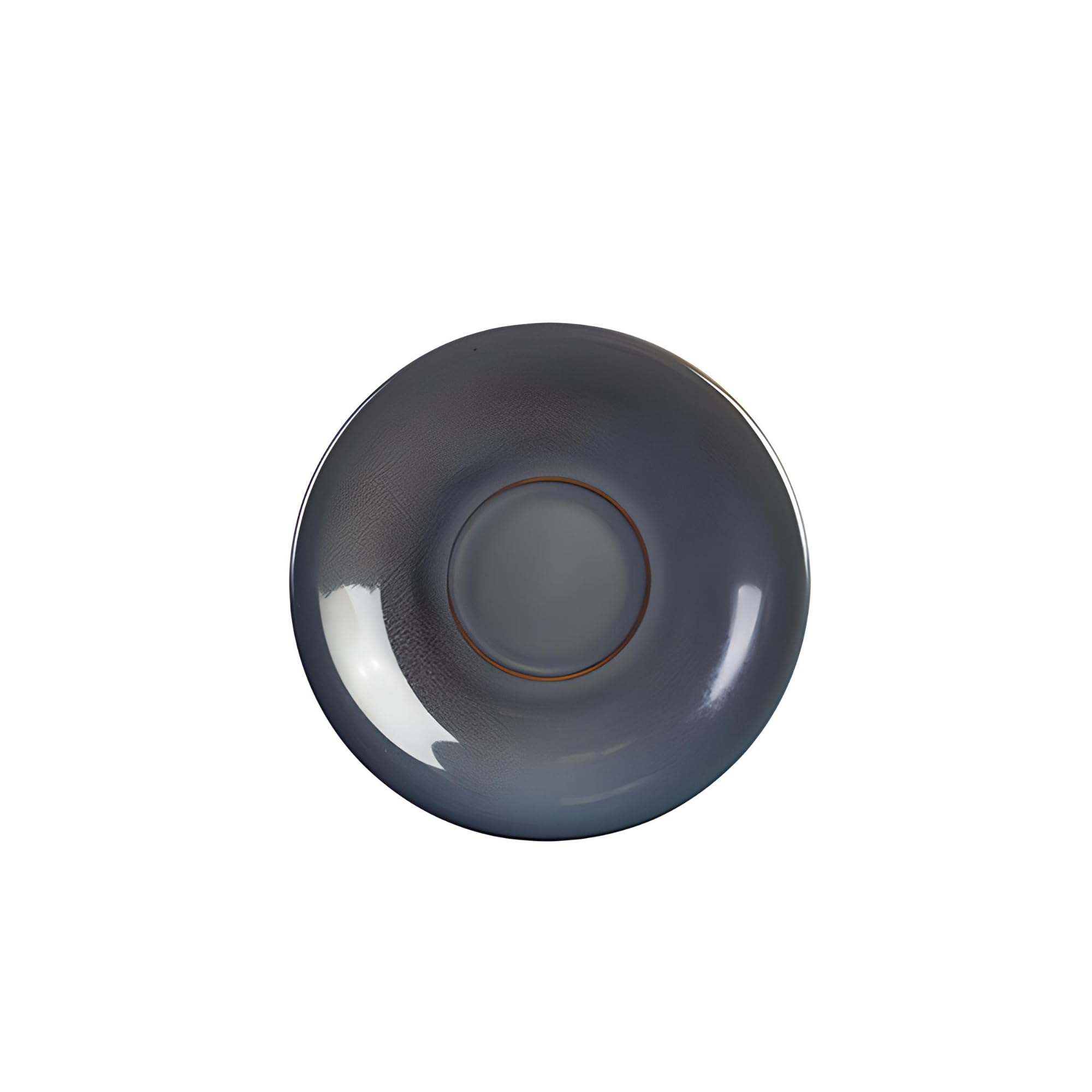 GenWare Terra Stoneware Rustic Blue Saucer 15cm, SCR-BL15, Pack of 12, 15 centimeters