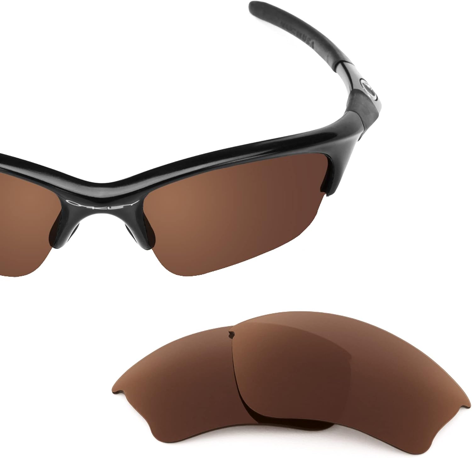 Revant Replacement Lenses for Oakley Half Jacket XLJ Sunglasses - Elite Polarized Dark Brown