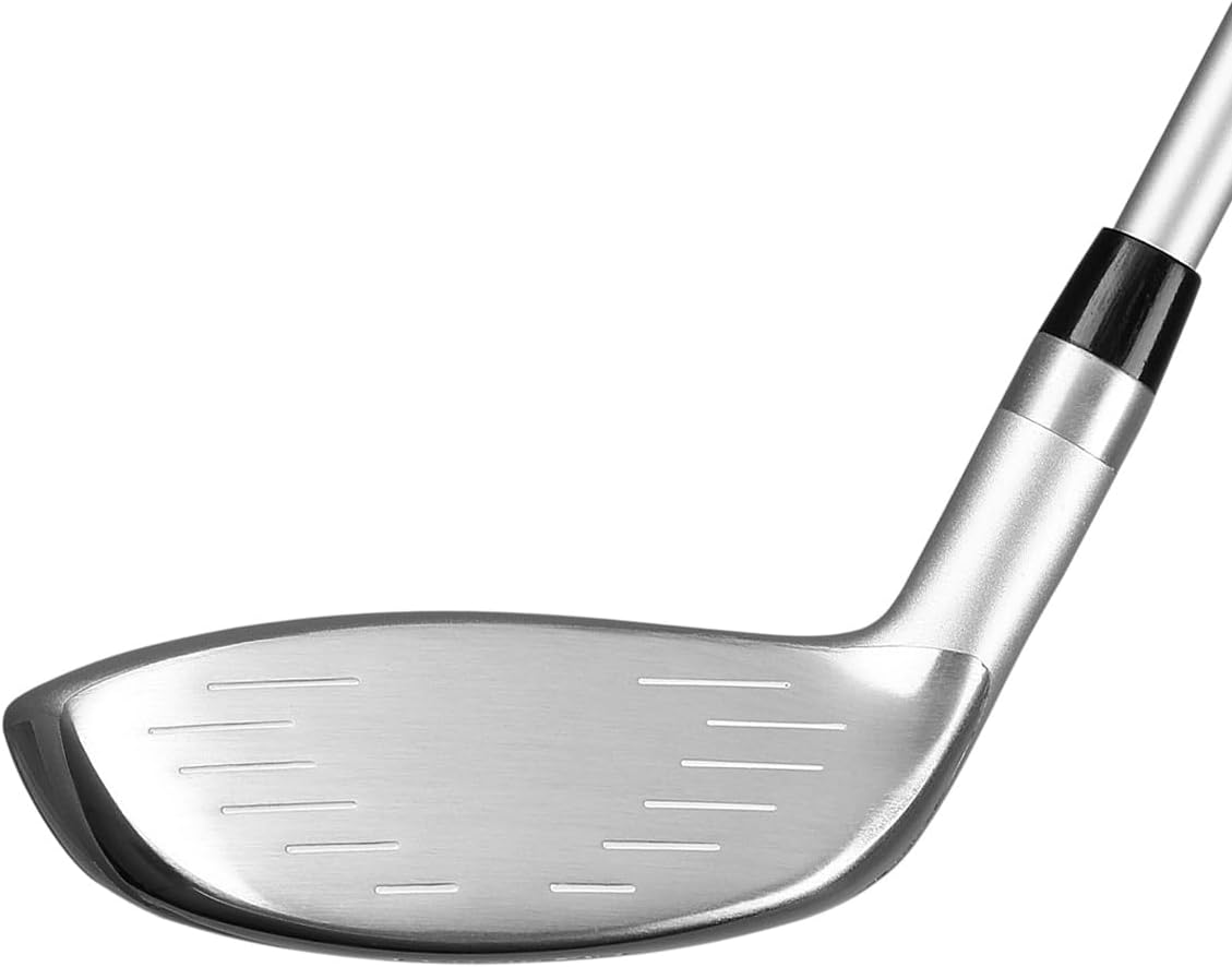 Powerbilt TPS Blackout Max Hybrid Golf Clubs, 4/5 Women's Right Handed White/Pink
