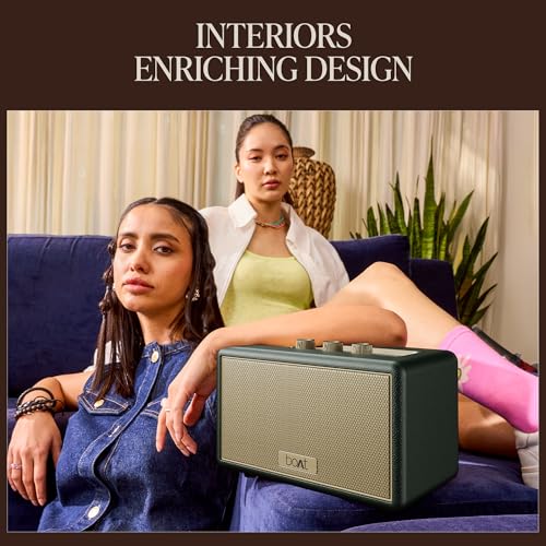 Image of Stone Opus, 80W Signature Sound, 12HRS Battery, Multilink Connectivity, Built-in Subwoofer, Premium Design, TWS, Bluetooth Speaker, Wireless Speaker, Portable Speaker (Sea Green)