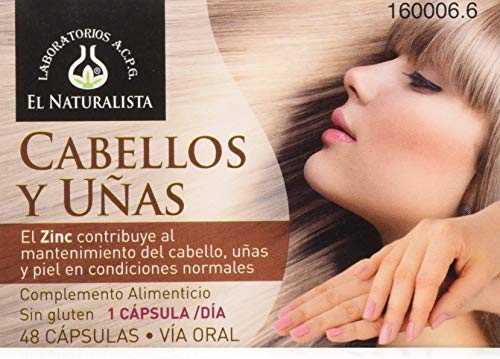 El Naturalista - Cabellos Y Uñas, 48 Capsulas