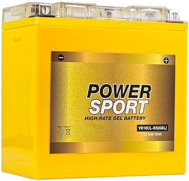 ExpertPower YB16CL-B 12V 19Ah GEL Jet Ski Battery Replacement 240+ CCA | 12 Volt Battery VRLA Spill-Proof Technology for Wave Runner All CC 87-09, Sea Doo, Kawasaki, Polaris ATV - +