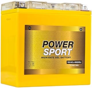 12 Volt Battery, YB16CL-B Jet Ski GEL Battery Replacement, 320 CCA, VRLA Deep Cycle, Spill-Proof Technology for YAMAHA Wave Runner (All CC 87-'09), Kawasaki, Polaris, ATVs