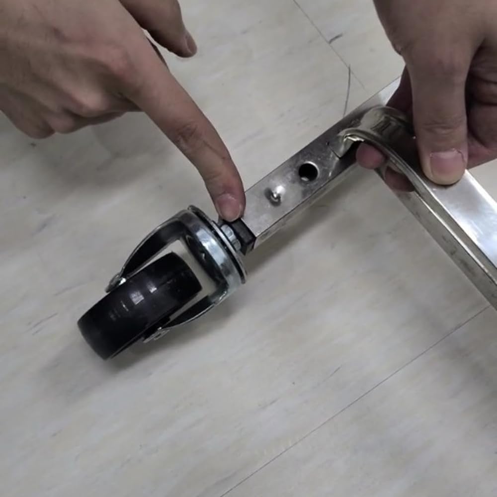 Sheet Pan Rack Cart - Fits 2/3 Size 16x22'' Pans, Suitable for Blodgett, Reinforced Rack Trolley for Bakery Operations