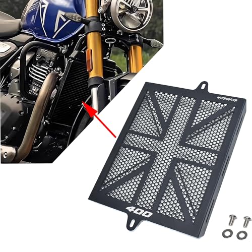 Protector de radiador engrosado para Triumph Speed 400, máxima resistencia de aluminio 7