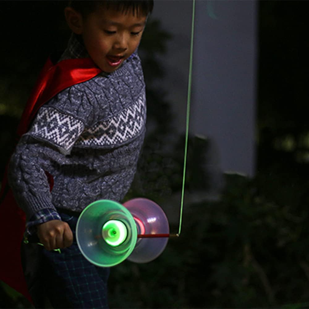 tooloflife Professional Ball Bearing Diabolo with 10m Rope + Pole + Net Bag, Chinese Yoyo Toy