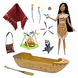 Los accesorios adicionales son una brújula, canoa, remo, fogata, dos peces en saliva, figura Meeko y figura Flit