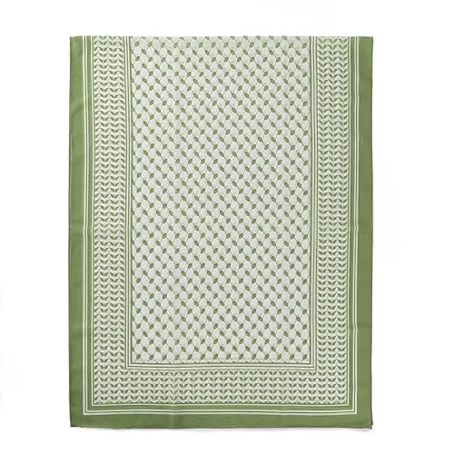 Syeeds Boutique Keffiyeh Palestine Scarf For Women Authentic Shemagh Hijab Printed Traditional Arab Muslim Headscarf 27x70-in3