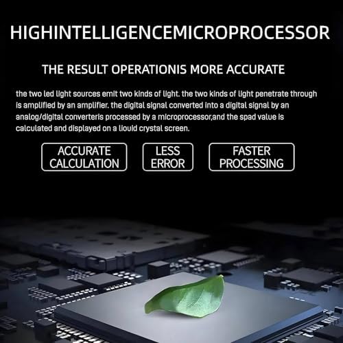 Accurate Portable Chlorophyll & Nitrogen Analyzer, 0.0 to 99.99 SPAD Range, Ideal for Farmers, Gardeners, Scientists – Essential Plant Nutrition Measurement Tool