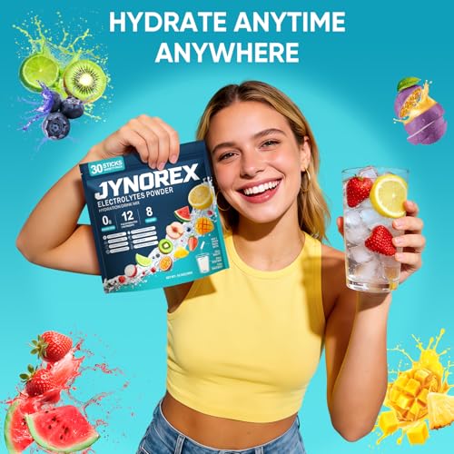 JYNOREX Electrolytes Powder Sugar-Free 30 Sticks Multi-Flavor Pack — view 7