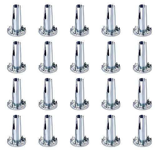 Baisasy ROTUS01-02 20 Pcs Caster Sockets Sleeve cover