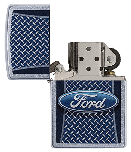 Encendedor Zippo Ford Street Chrome Metal miniatura 4