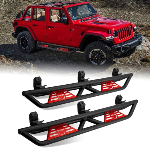 Estribos para Jeep Wrangler JLU 4 puertas 2018-2026