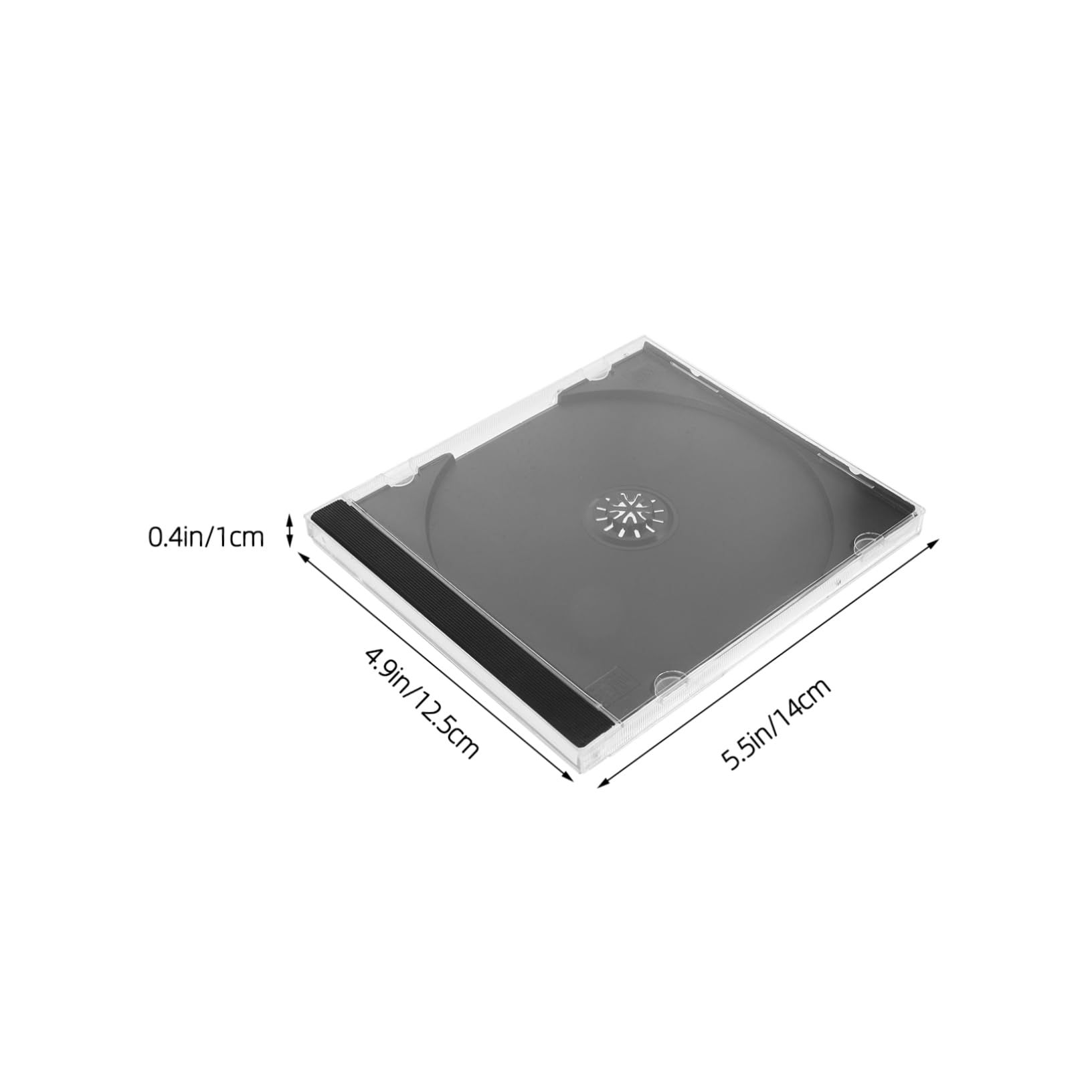 Alipis 25 Pz Custodia Cd Custodia Del Disco Portadisco Custodie Cd Del Organizer Porta Supporto Per Dvd Trasparente Per Custodie Per Plastica