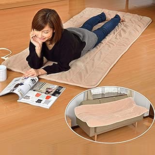 山善 洗えるどこでもカーペット(幅80×長さ180cm) YWC-181F(C)ベージュ