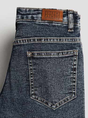 Image of Urbano Juniors Boy's Straight Fit Washed Denim Jeans Stretchable