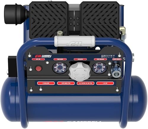 Miniatura 2 de Campbell Hausfeld Compresor de aire portátil ultra silencioso de 2 galones (DC020500)