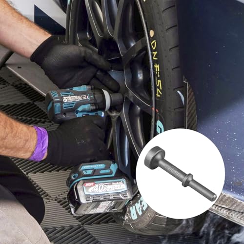 31982 Air Hammer Bits, 4-Inch Air Hammer, Black Coated Anti-Oxidation Air Hammer Attachments, Air Hammer Chisel to Help Remove Stuck and Frozen Nuts and Bolts - Thumbnail 5