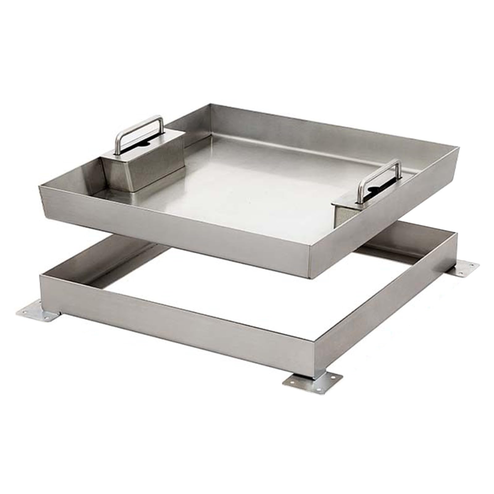 Trappe d'accès acier inoxydable 30x30 pour accès facile extérieur