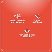 Vista 3 de RadioShack Tocadiscos portátil para maleta con Bluetooth