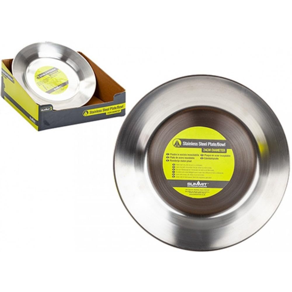 Summit Stainless Steel Plate/ Bowl 24cm
