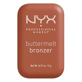 NYX PROFESSIONAL MAKEUP Matte Buttermelt Bronzer, Longwear Face Makeup with Up to 12 Hours of Wear, Vegan Formula - Butta D Down (Deep Rich Warm)