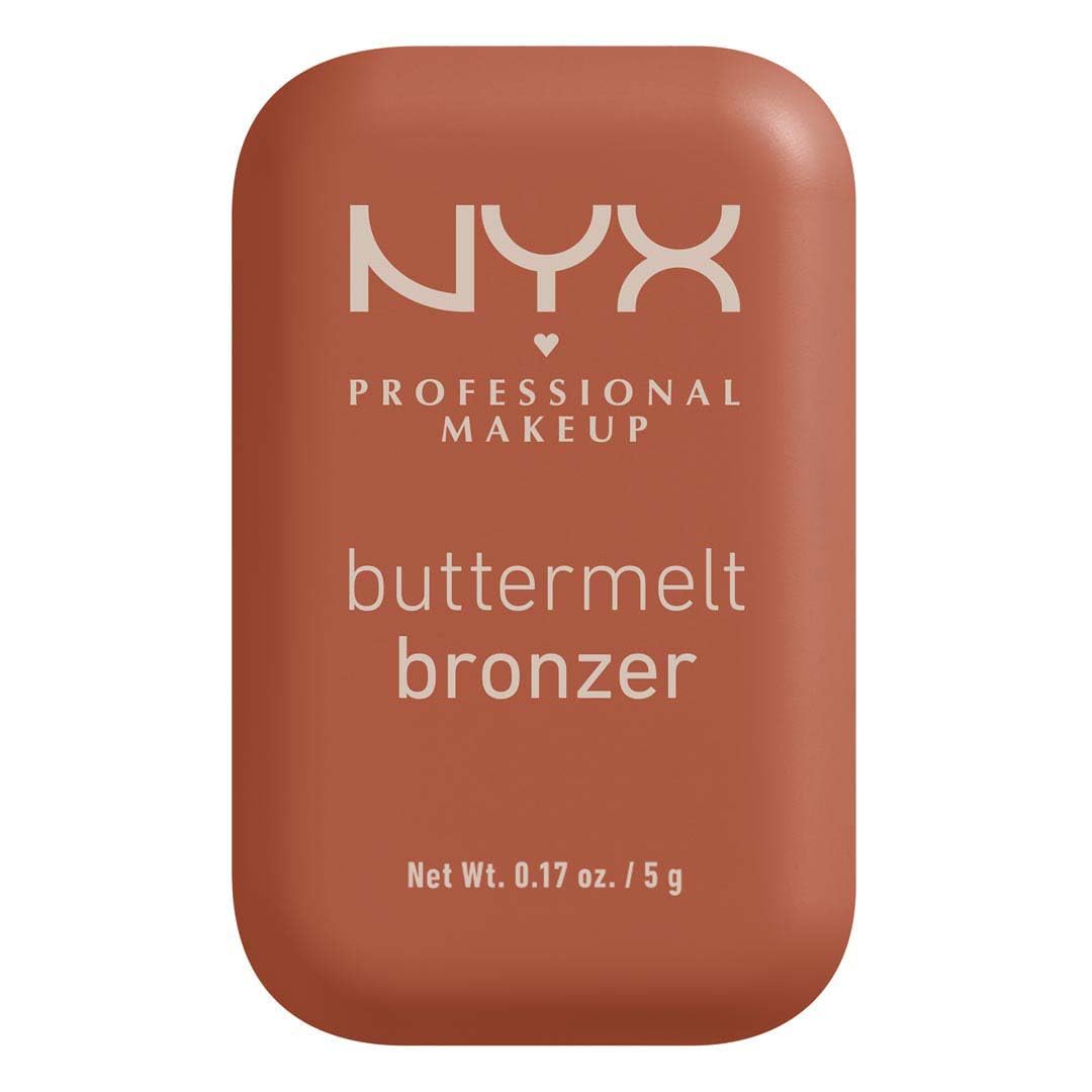 NYX Professional Makeup Buttermelt Bronzer, Powder Highlighter, 12 HR Wear, Fade & Transfer Resistant, Butta D Down