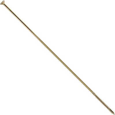 Jake Sales #15x14 Bronze Coated Multipurpose Wood Screw Torx/Star Drive Flat Head (1 Pound - 9 Approx. Screw Count) Exterior Coated - ACQ Compatible Wood Screws