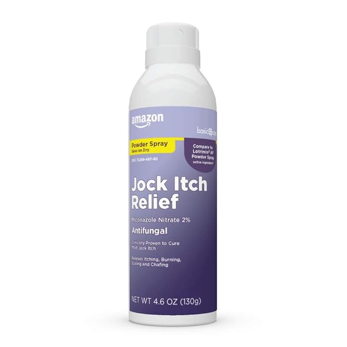 Buy Amazon Basic Care Jock Itch Relief, Antifungal, Miconazole Nitrate