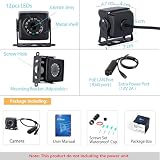REVODATA 5MP IP65 Wodoodporna kamera IP POE, 12 sztuk diod LED IR Night Vision, obiektyw 3,6 mm Ultra HD Mini wewnętrzna kamera wideo CCTV H.265/H.264 (I704-2-P-HSV6)