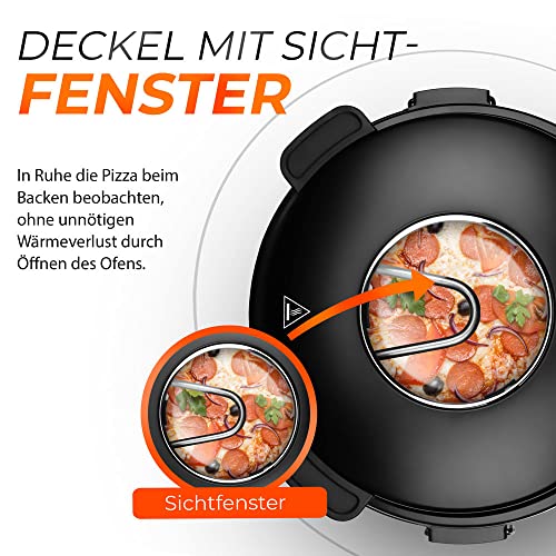 Bituxx Pizzaofen für schnelle und einfache Pizzazubereitung