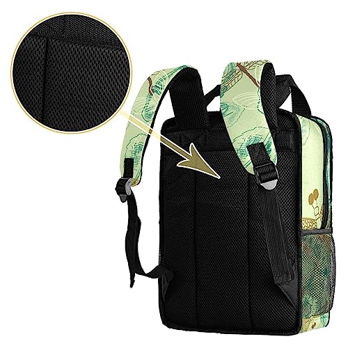 Sac à dos pour garçons fleurs et libellule multicolore 35cm