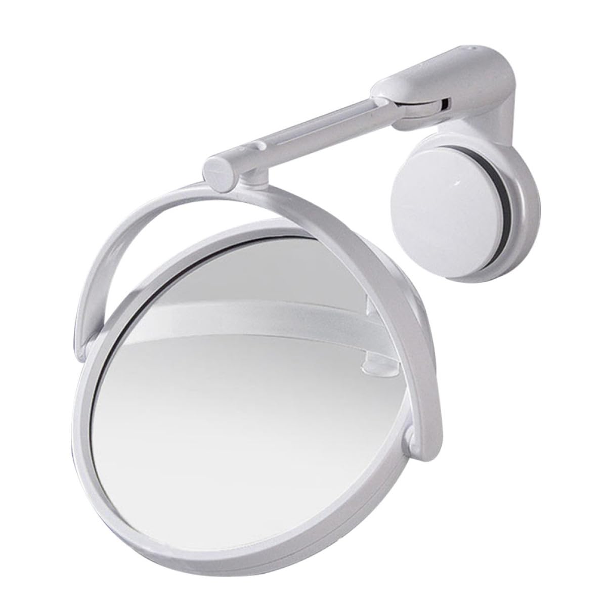 Miroir de maquillage HD à ventouse puissante en ABS pour un reflet parfait sans distorsion