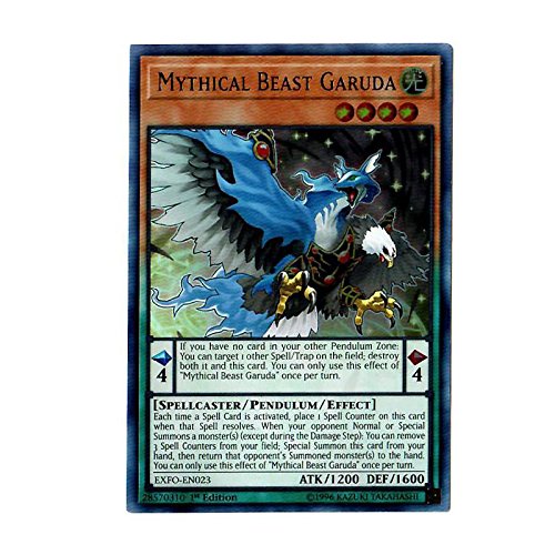 Mythical Beast Garuda - EXFO-EN023 - Ultra Rare - 1st Edition