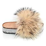 100% Echter Pelz: Zucht Fuchs (Vulpes lagopus), Zucht Finn Raccoon (Nyctereutes procyonoides)