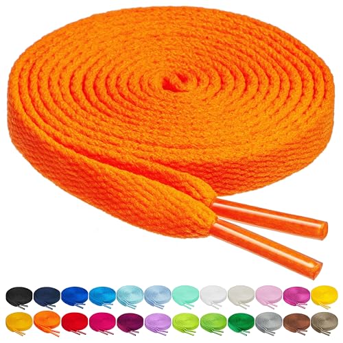 Image of Birch Shoelaces in 27 Colors Flat 5 /16 inch Shoe Laces in 4 Different Lengths