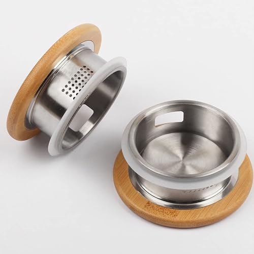 Miniatura 3 de DOITOOL Tapa de jarra de agua de vidrio de repuesto para jarra de bebidas frías, tarro de bebidas de acero inoxidable, tapa superior para jarra de