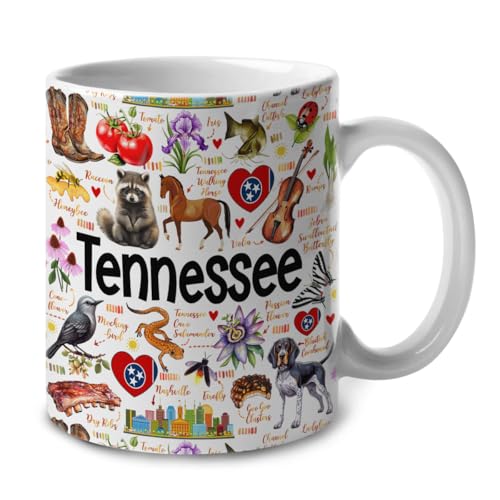 Tennessee Symbols Coffee Mug